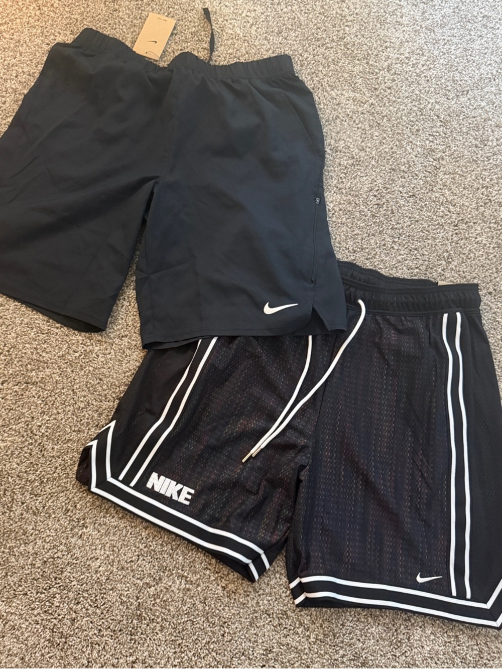 Nike Men Athletic Shorts Duo with White Trim